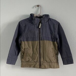 Osh Kosh B Gosh Kids' Two-Tone Jacket in Blue and Olive